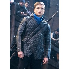 Robin Hood Taron Egerton Leather Jacket